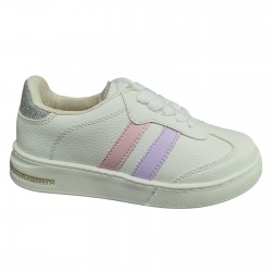Tenis Niña Hueso Plata